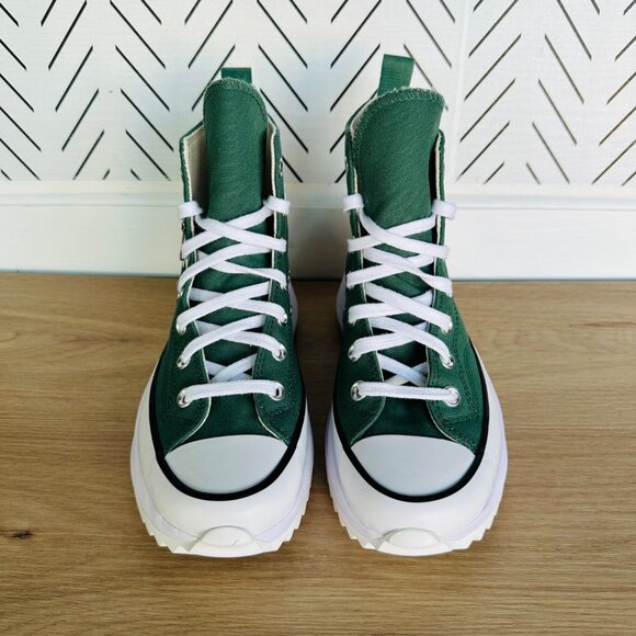 ⭐Converse Run Star Hike Hi Platform 7 Womens Shoes Floral Green Sneakers A11562C - Picture 5 of 14